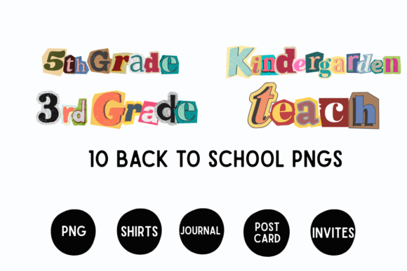 Back to School 10 PNGs: A Strategic Design Resource for Educators and Creators
