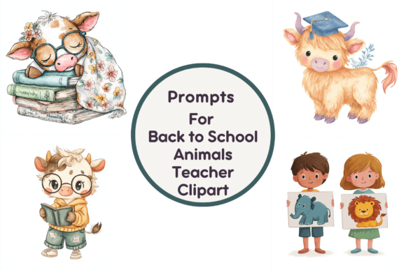 Back to School Animals Teacher Clipart: A Fun and Educational Resource for Classrooms