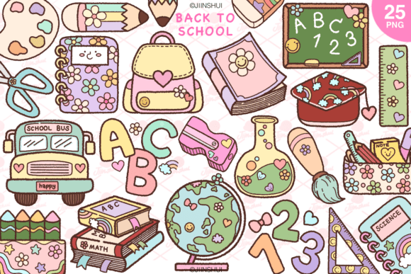 Back to School Clip Art for Creative Projects