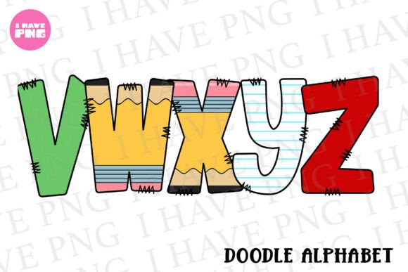 Back to School Doodle Alphabet PNG: A Creative Tool for Modern Designers and Entrepreneurs