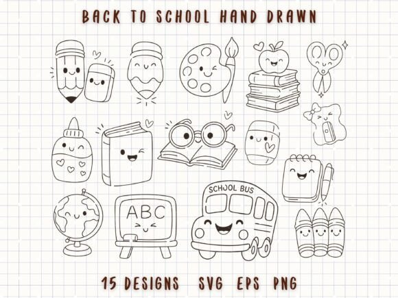Back to School SVG Set for Creative Projects