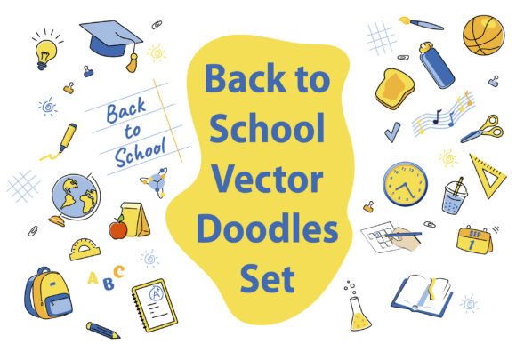 Back to School Vector Doodles Set: A Versatile Resource for Educators and Designers