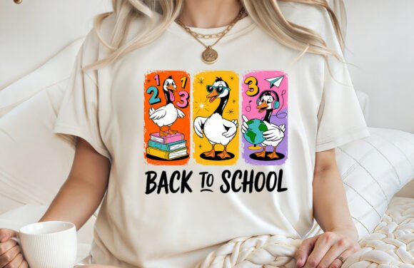 Funny Goose Back to School T-shirt PNG: A Versatile Digital Asset for Creative Projects