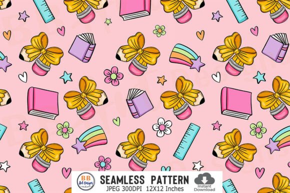 Preppy Back to School Pattern Seamless: A Versatile Design for Creative Projects