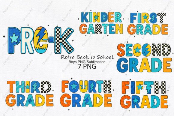 Retro Back to School Boys PNG Sublimation: A Strategic Asset for Creative Projects