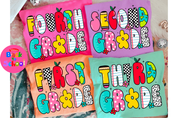 Retro Doodles Back to School Bundle Png: A Versatile Design Asset for Creative Projects