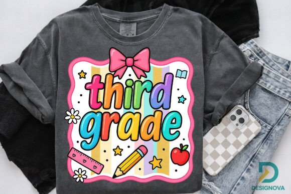 Third Grade PNG for Back to School