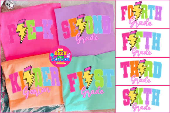 Varsity Back to School PNG Bundle